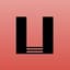 Unuzed logo — stylized geometric U mark